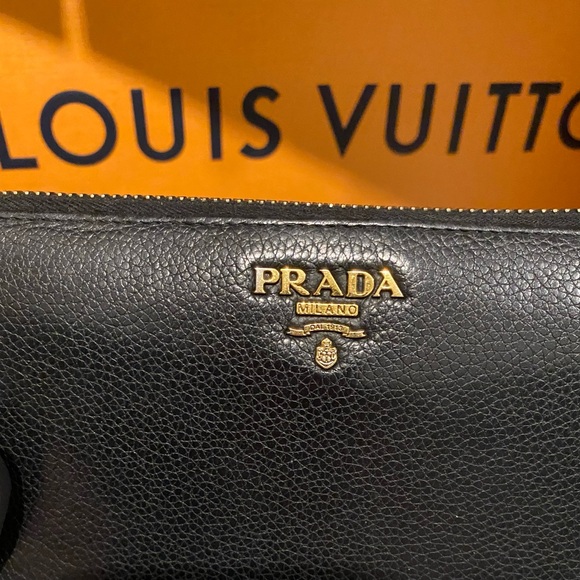 Prada Vitelli Diano Long Zip Around Wallet - Picture 7 of 14